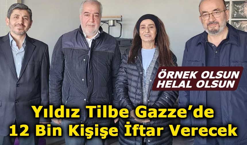 Yıldız Tilbe’den Gazze’ye Ramazan Desteği: 12 Bin Kişilik İftar Bağışı