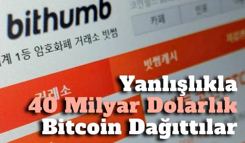 Kripto Piyasalarında Şok Etki: Bithumb’da Milyarlarca Dolarlık Dağıtım Hatası