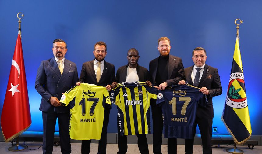 Fenerbahçe’nin yeni transferi N’Golo Kanté İstanbul’a geldi