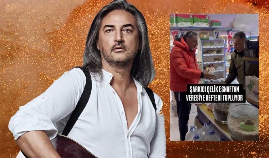 Şarkıcı Çelik Hatay’da Veresiye Defterlerini Kapattı