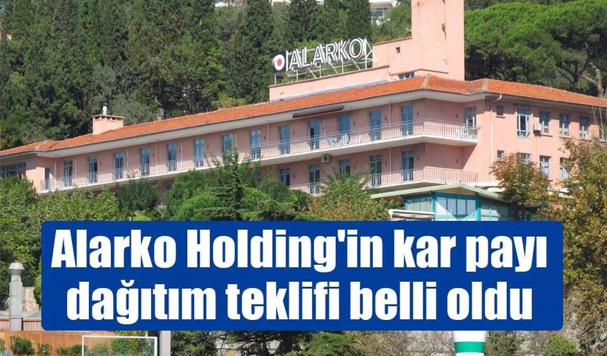 Alarko Holding’den temettü kararı: Dağıtım 4 Mayıs’ta başlayacak