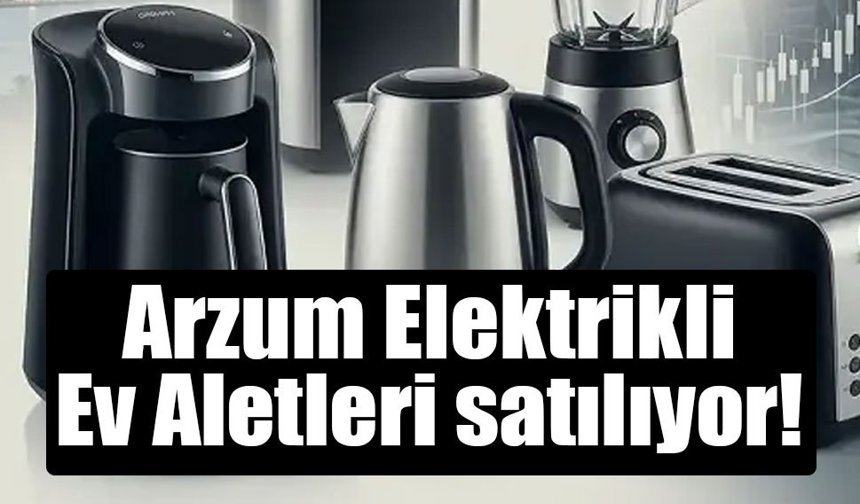 Arzum Elektrikli Ev Aletleri satılıyor!