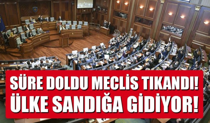 Kosova’da cumhurbaşkanı krizi: Meclis tıkandı, ülke erken seçime gidiyor!