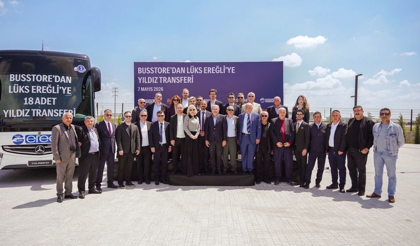 18 adet Mercedes-Benz Tourismo Lüks Ereğli’ye Teslim Edildi