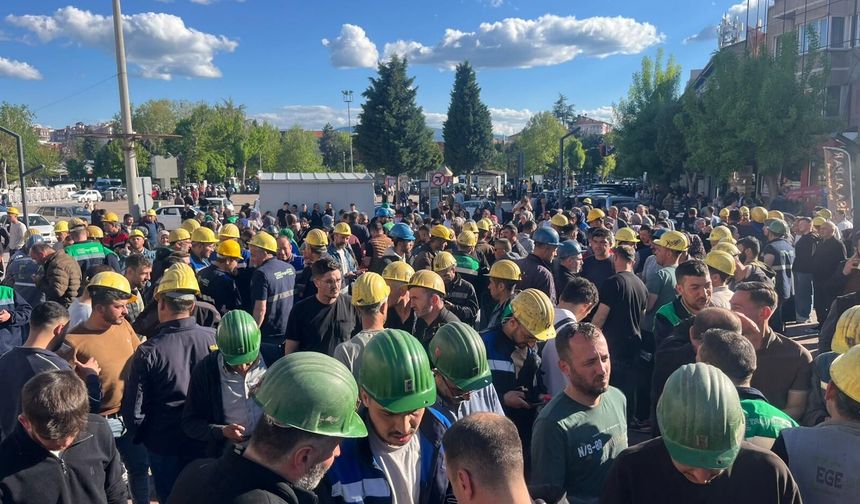 Kütahya’da maden işçileri ayakta: “2 yıldır maaş farklarımız ödenmiyor”