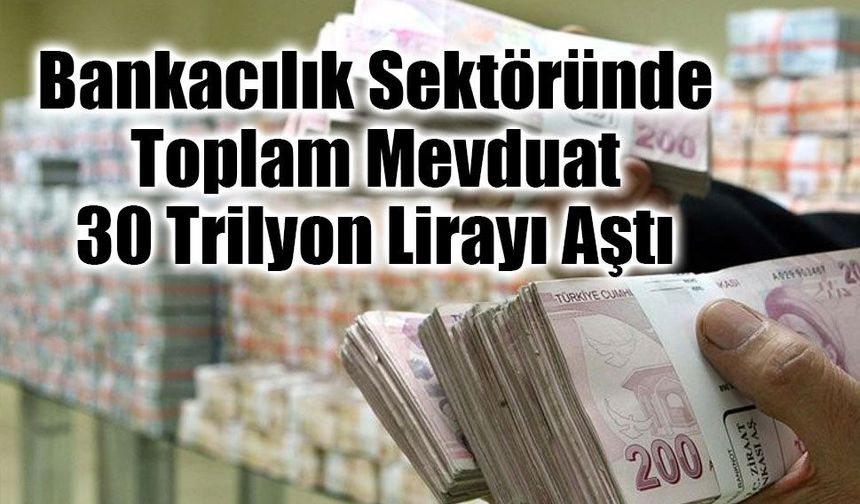 Bankacılık Sektörü Mevduatında Yükseliş: Toplam Rakam 30 Trilyon Lirayı Aştı