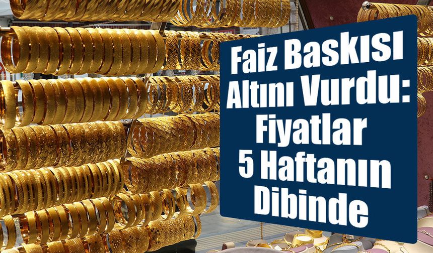 Altın 5 Haftanın Dibinde: Faiz Baskısı Fiyatları Aşağı Çekti (5 Mayıs 2026)