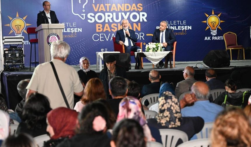 Başkan Başdeğirmen, mahallelerde vatandaşlarla buluşuyor