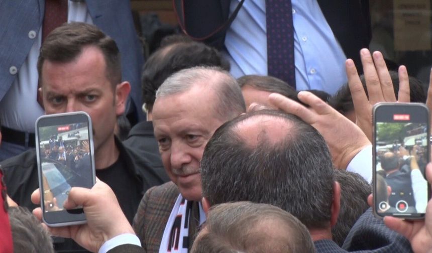 Cumhurbaşkanı Erdoğan, Edirne'de vatandaşlarla sohbet etti