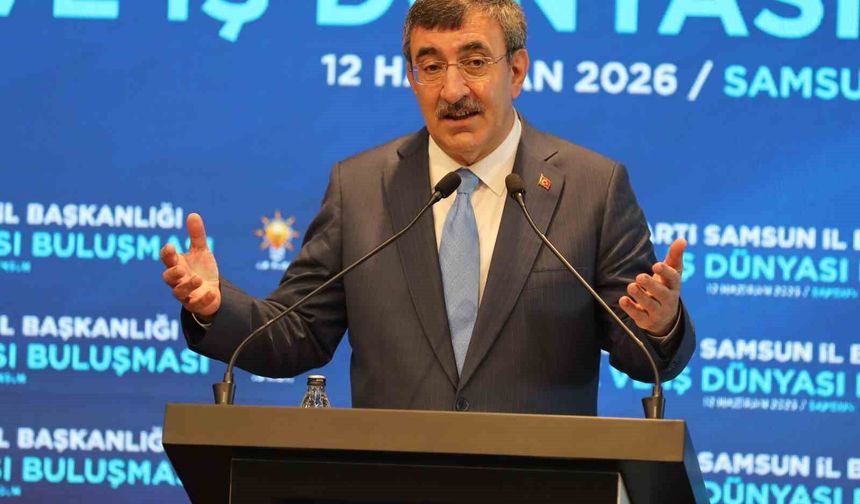 Cumhurbaşkanı Yardımcısı Cevdet Yılmaz, Samsun'da konuştu: 'Her türlü riske karşı ülkemizi hazırlıyoruz'