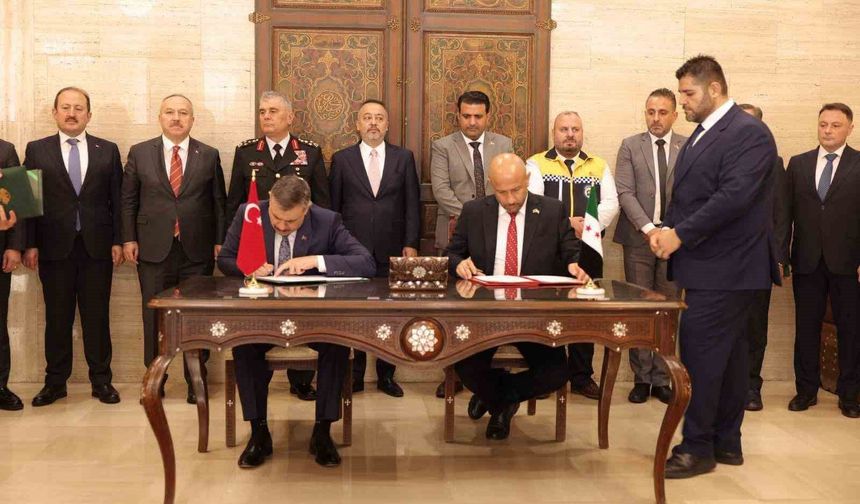 Türkiye ve Suriye arasında afet ve acil durum alanında mutabakat zaptı imzalandı