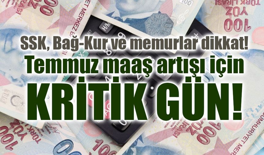 Memur ve emekliye zam hesabı değişiyor! Kritik veri cuma günü açıklanacak