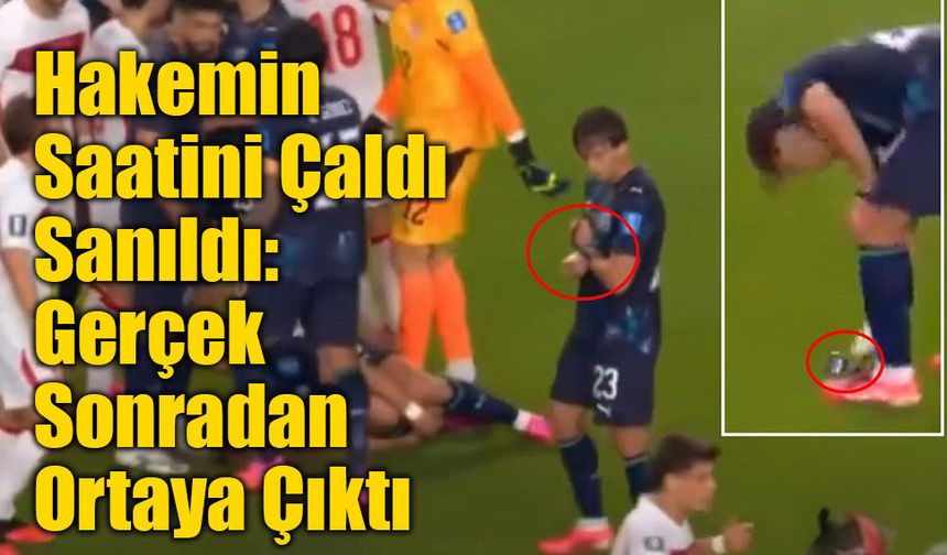 Hakemin Saatini Aldı Sanıldı: Gerçek Maç Görüntüleriyle Ortaya Çıktı