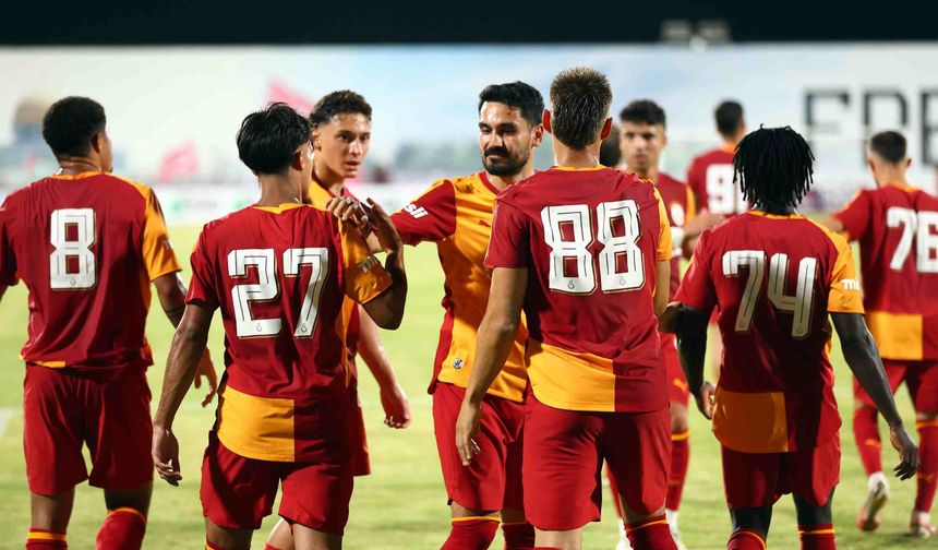 Galatasaray yeni sezon provasına gol yağmuruyla başladı