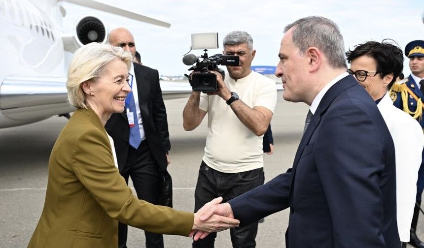 AB Komisyonu Başkanı Leyen, Azerbaycan'da