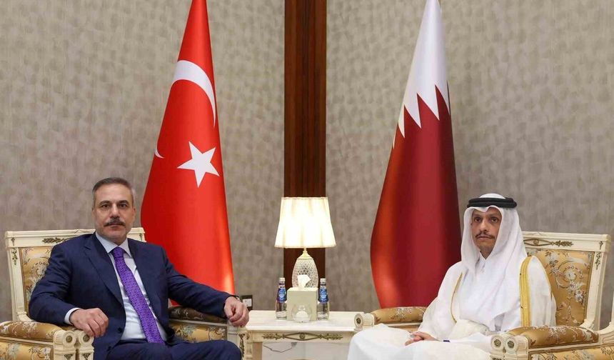 Dışişleri Bakanı Fidan, Katarlı mevkidaşı Al Thani ile görüştü
