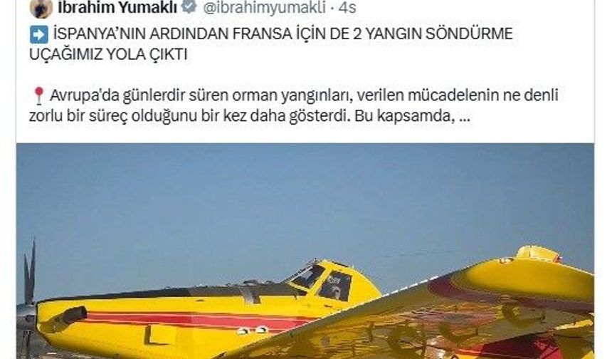 Macron'dan Türkiye'ye teşekkür