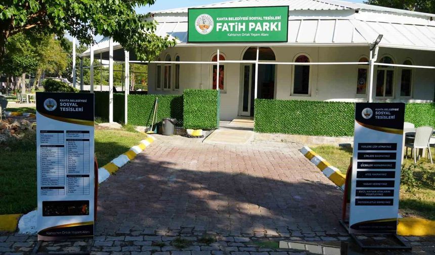 Başkan Hallaç: 'Fatih Parkı Sosyal Tesisi'miz hizmete açıldı'
