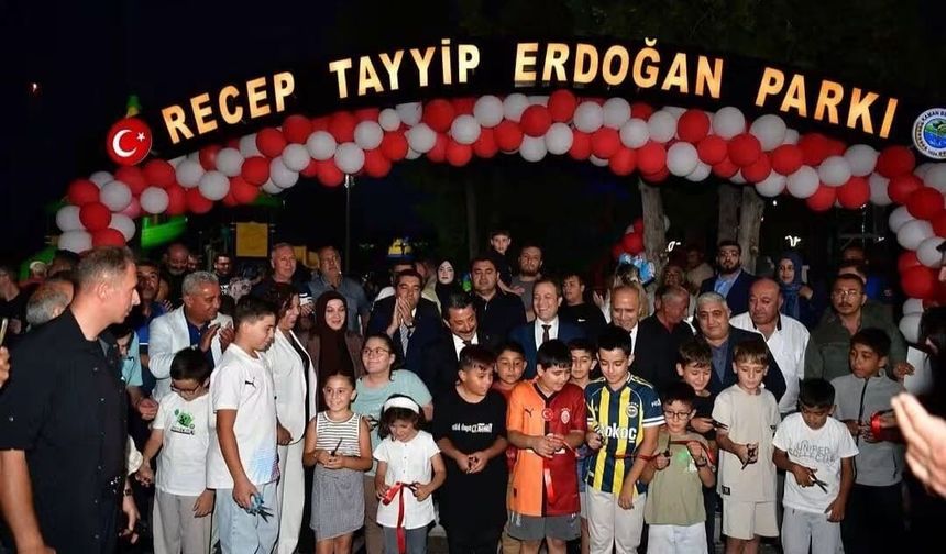 Kaman'da Recep Tayyip Erdoğan Parkı hizmete açıldı