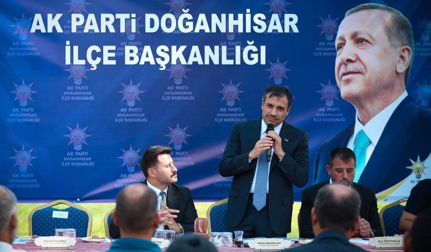 AK Parti Konya İl Başkanı Özgökçen: 'Sahada dinliyor, ihtiyaçları yerinde tespit ediyoruz'