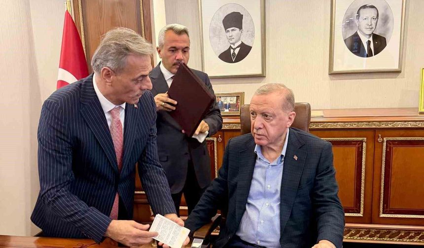 Başkan Alemdar, Cumhurbaşkanı ile görüşmesinin detaylarını açıkladı