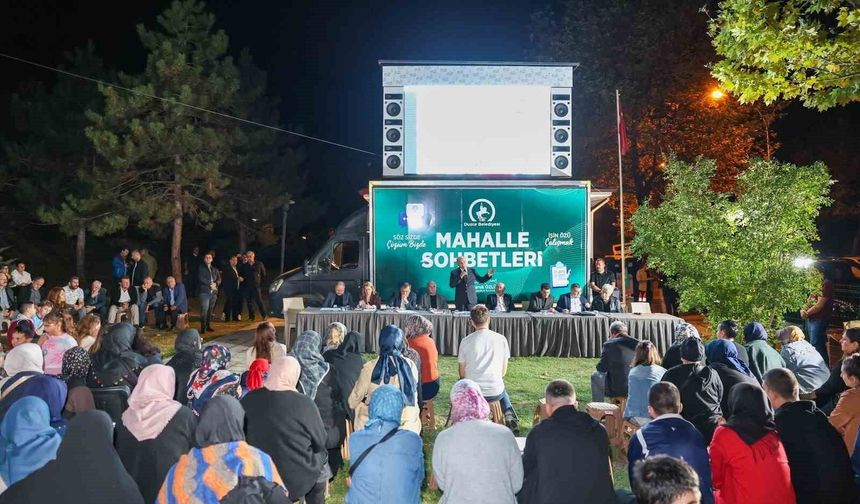 Başkan Özlü 'Bahçeşehir, Düzce'nin en yaşanabilir, en güzel bölgesidir'