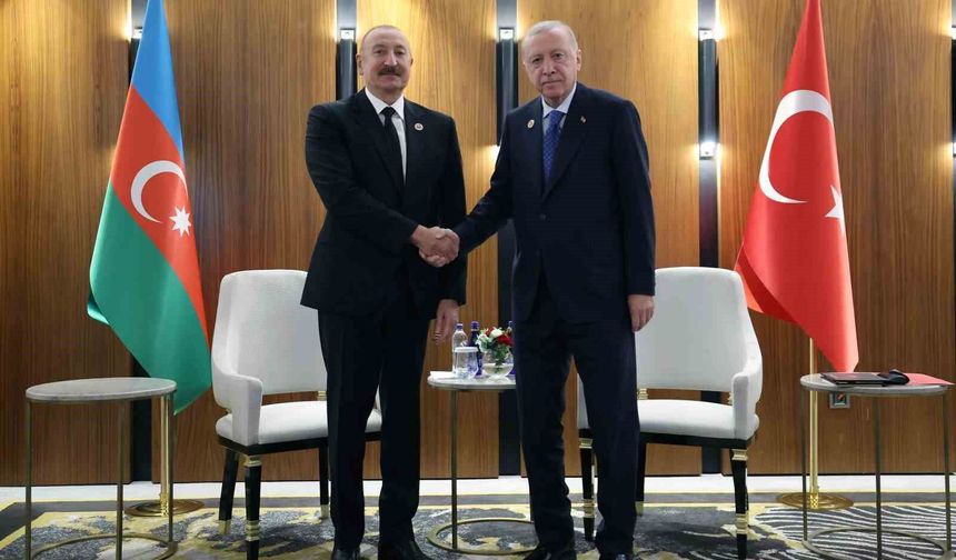 Cumhurbaşkanı Erdoğan, Aliyev ile görüştü