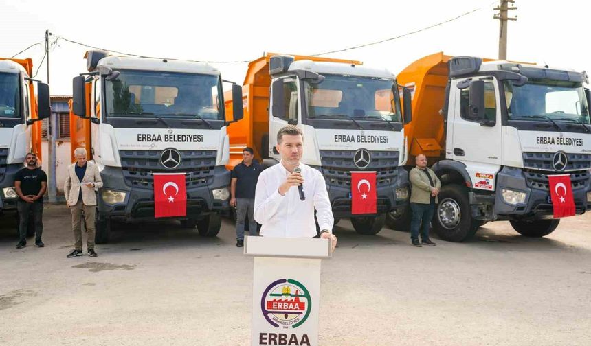 Erbaa Belediyesi araç filosunu güçlendirdi