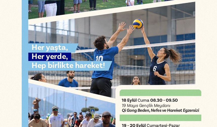 Marmaris'te Avrupa Hareketlilik Haftası etkinlikleri başlıyor