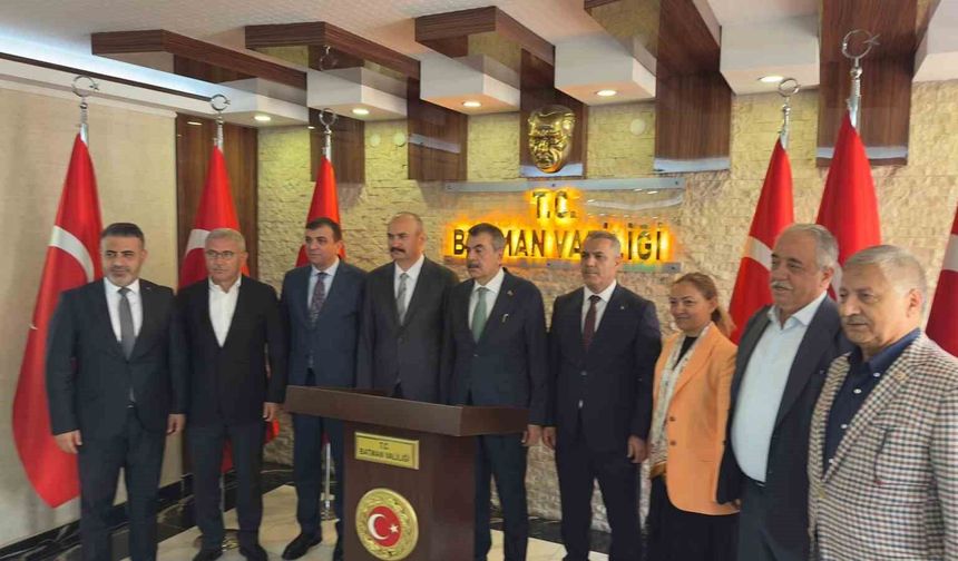 Milli Eğitim Bakanı Tekin'den Batman Valiliğine ziyaret