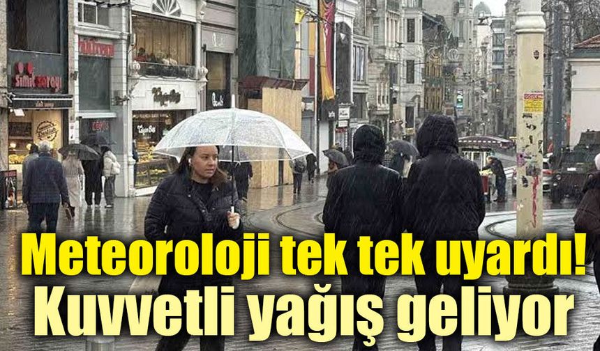 Sıcaklıklar 8 derece düşüyor, kuvvetli yağış geliyor