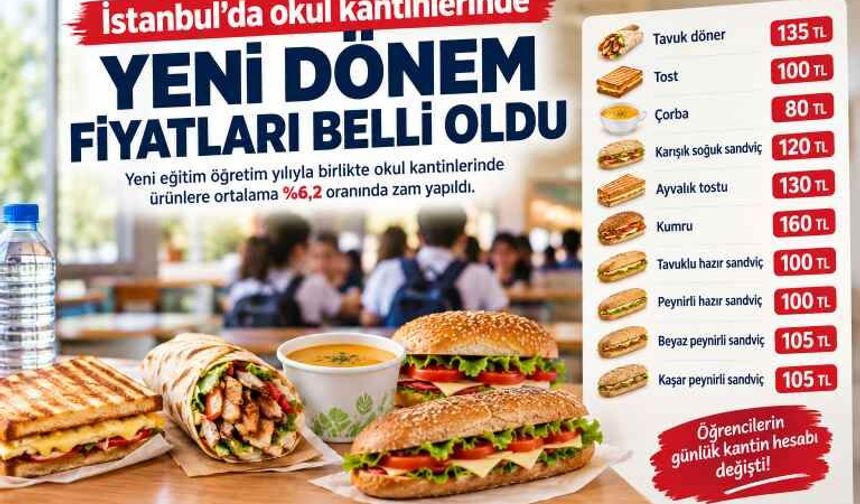 Okul kantinleri zamlandı! İşte öğrencilerin ödeyeceği yeni fiyatlar