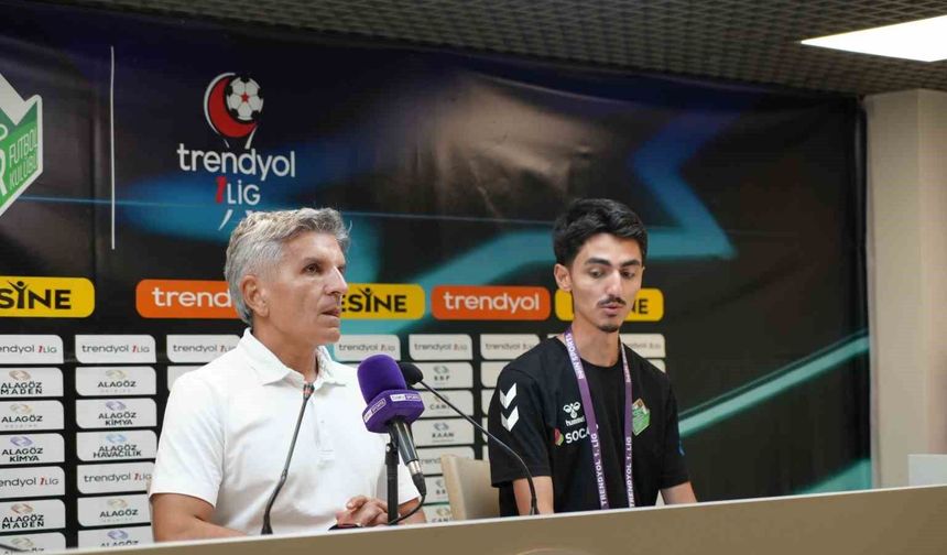 Kenan Koçak: 'Batman Petrolspor'a karşı galip gelmek kolay bir şey değil'