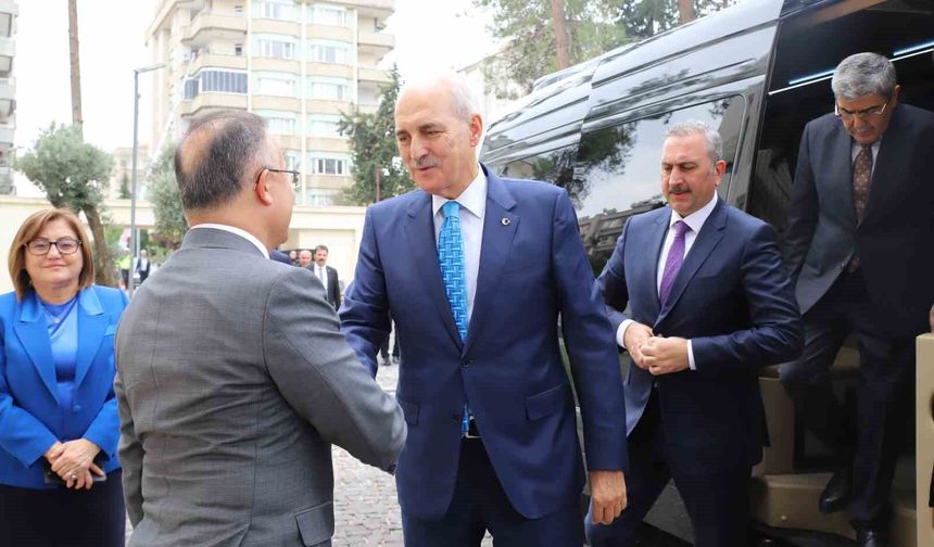 TBMM Başkanı Numan Kurtulmuş'tan Gaziantep Valiliğine ziyaret