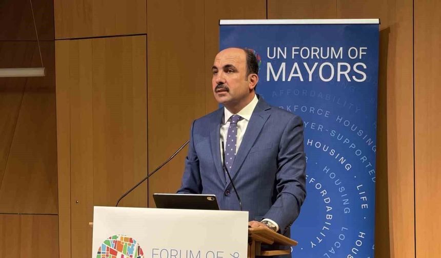UCLG Başkanı ve COP31 Şehirler ve Yerel Yönetimler Özel Elçisi Başkan Altay, '6. Birleşmiş Milletler Belediye Başkanları Forumu'na katıldı