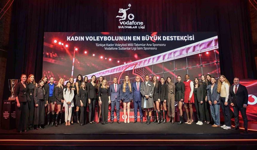 Vodafone, Türk kadın voleyboluna desteğini 3 yıl daha sürdürecek