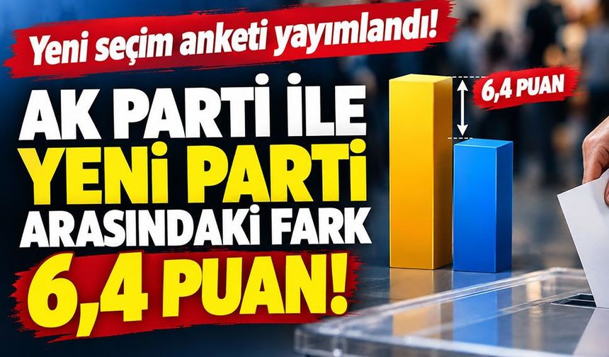 ASAL’ın seçim anketinde dikkat çeken tablo! AK Parti ile Yeni Parti arasındaki fark 6,4 puan