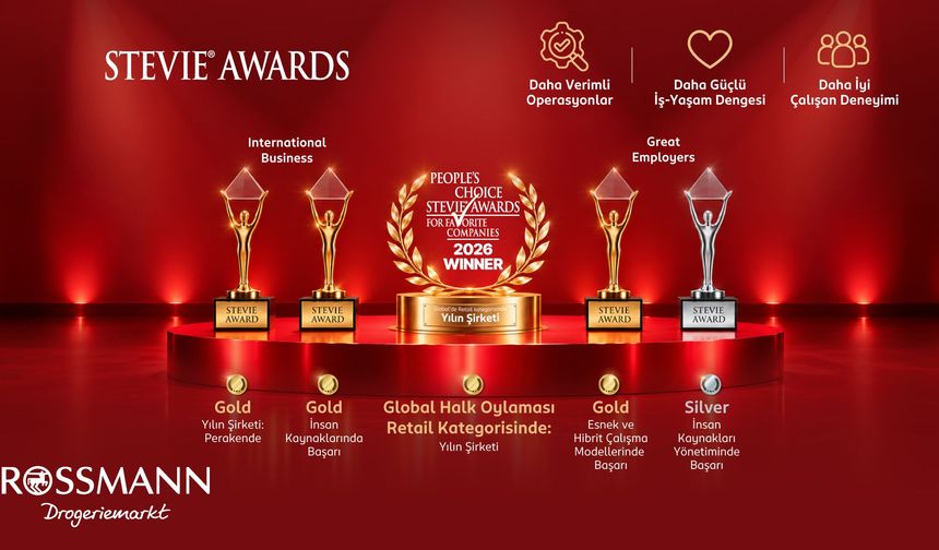 Rossmann Türkiye’ye, Stevie Awards 2026’dan 5 ödül birden