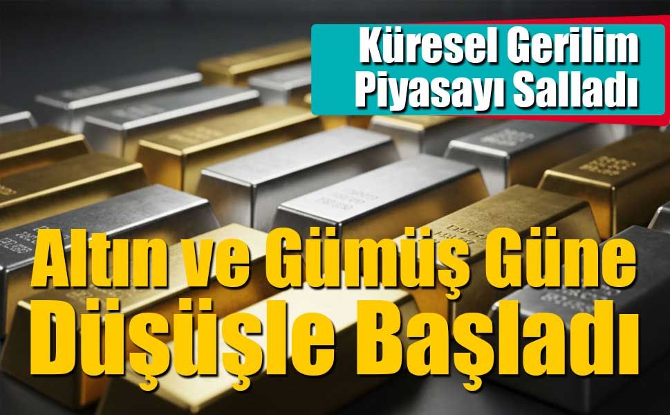 Dünkü Yükselişinin Ardından Altın ve Gümüş Güne Dalgalı Başladı