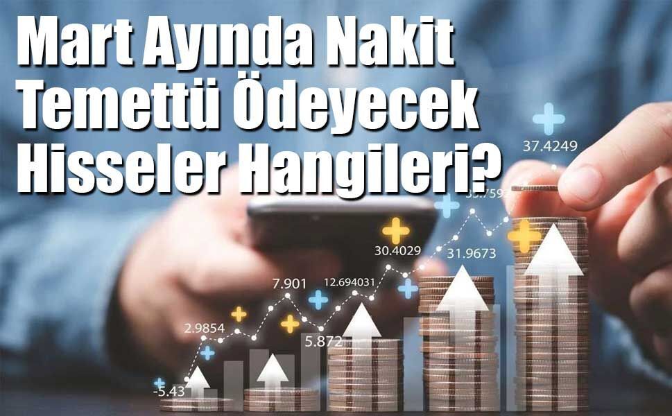 Borsa İstanbul'da Mart 2026 Temettü Takvimi