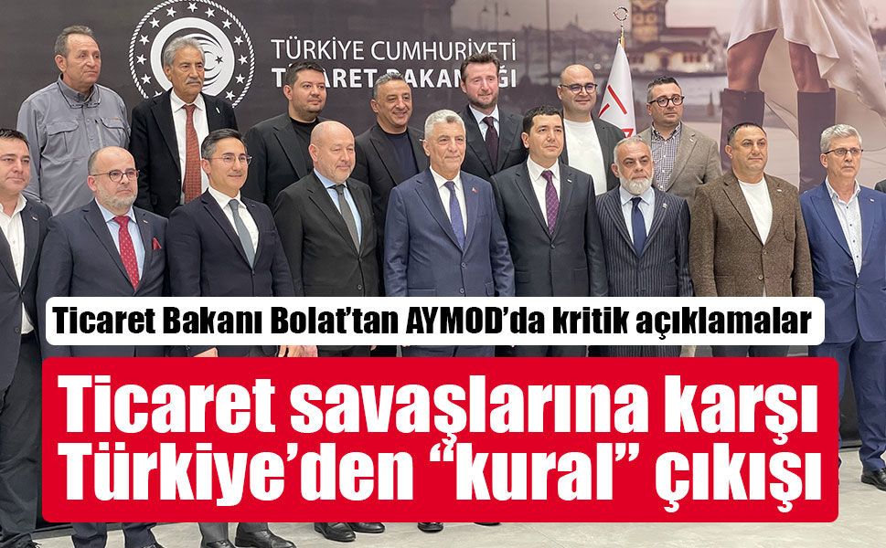 Ticaret Bakanı Bolat, Uluslararası Ayakkabı Moda Fuarı'nda konuştu