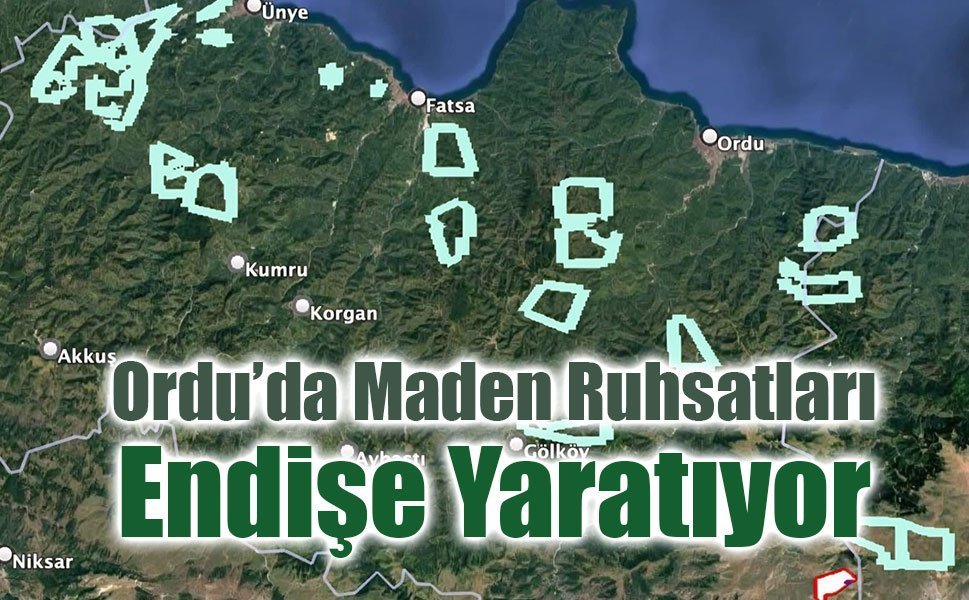 Ordu’da Maden Sahaları Tartışması Her Geçen Gün Daha Da Büyüyor!