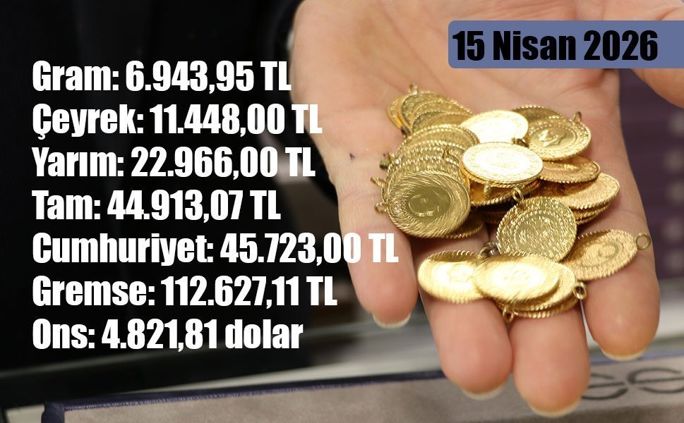 15 Nisan Altın Fiyatlarında Son Durum Ne? Gram Altın Ne Kadar Oldu?
