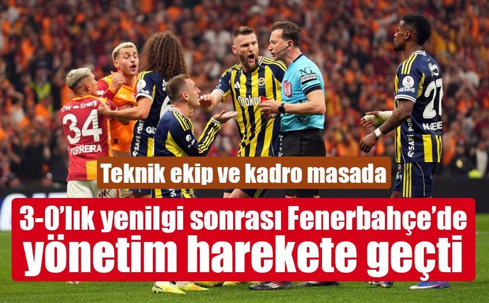 3-0’lık Galatasaray yenilgisi sonrası Fenerbahçe’de alarm zilleri!