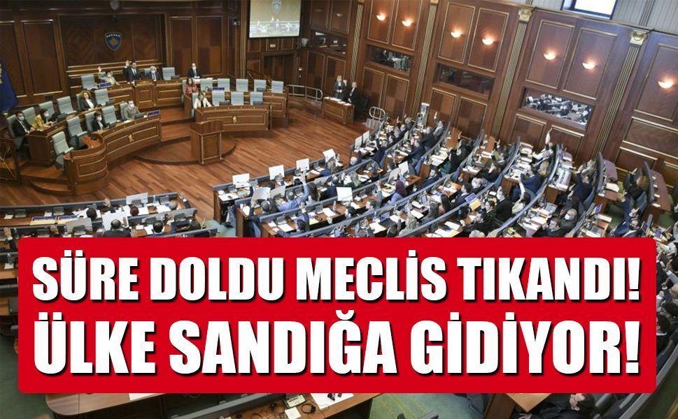 Kosova’da cumhurbaşkanı krizi: Meclis tıkandı, ülke erken seçime gidiyor!