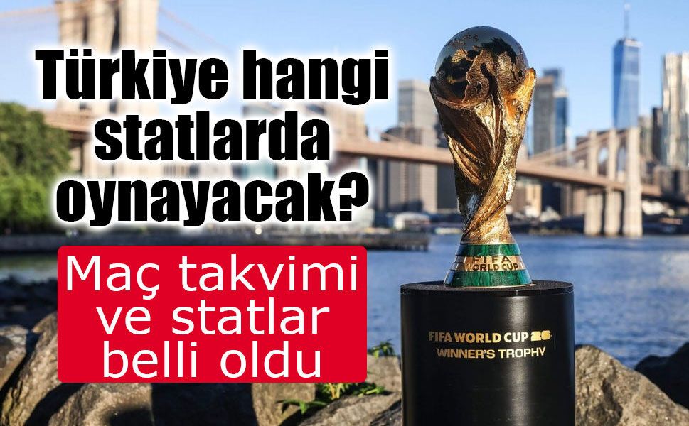 A Milli Takım’ın Dünya Kupası rotası belli oldu: Dev statlarda zorlu grup!