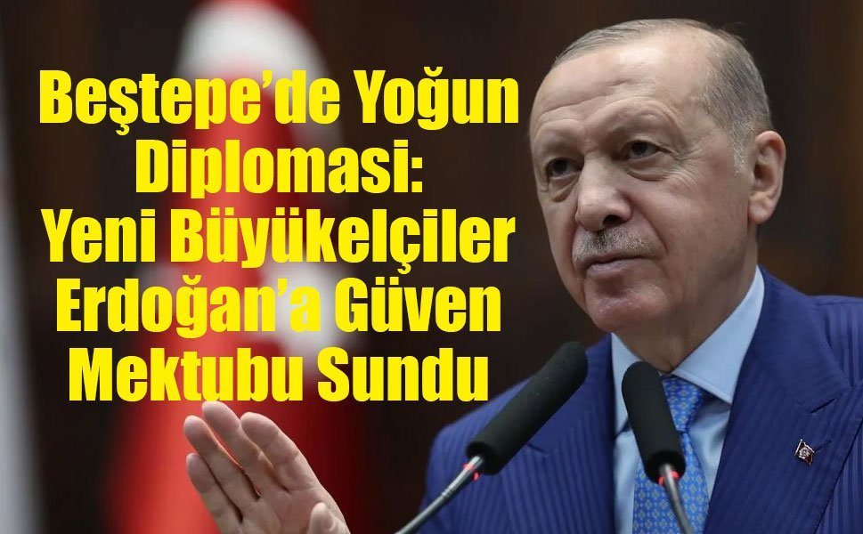Erdoğan'a 5 ülkenin büyükelçisinden güven mektubu