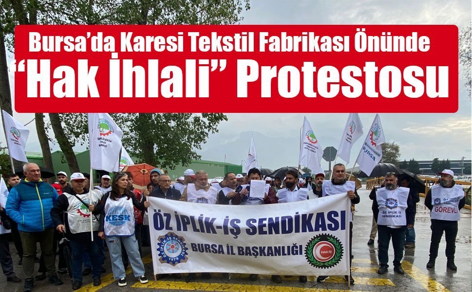 Karesi Tekstil’de Sendika Krizi ve Çevre İddiaları Gündemde