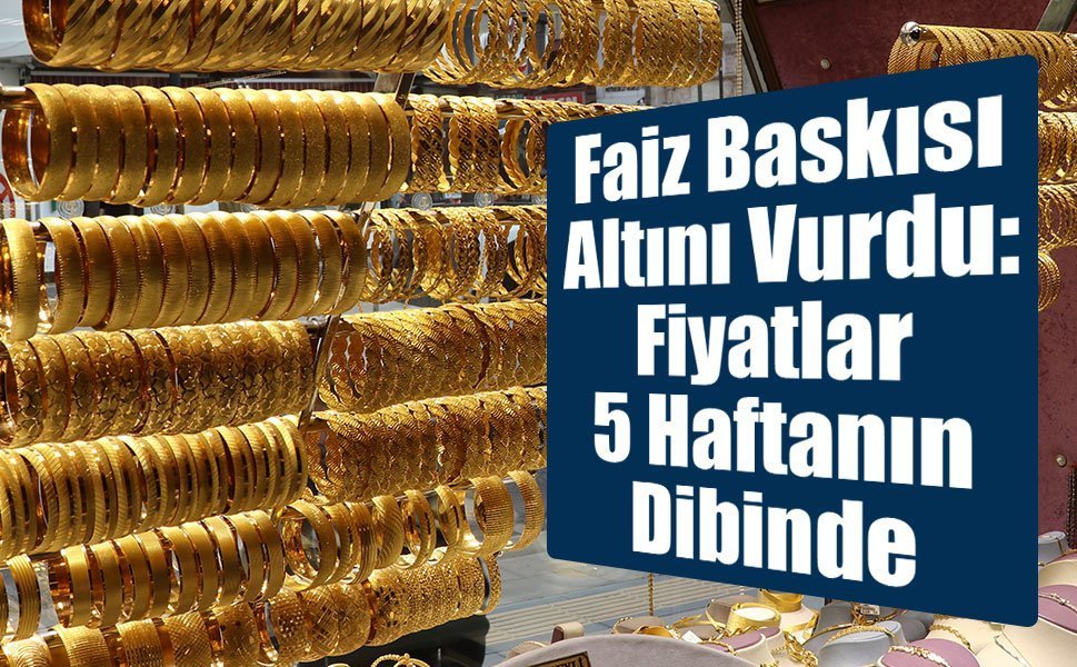 Altın 5 Haftanın Dibinde: Faiz Baskısı Fiyatları Aşağı Çekti (5 Mayıs 2026)