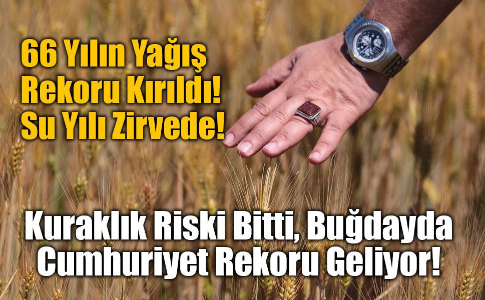 Tarımda Tarihi Dönüm Noktası: Kuraklık Riski Bitti, Buğdayda Cumhuriyet Rekoru Geliyor!
